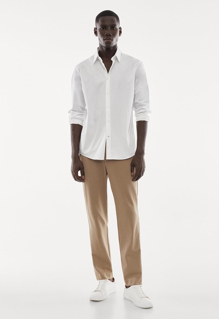 MANGO - Shirt play - white