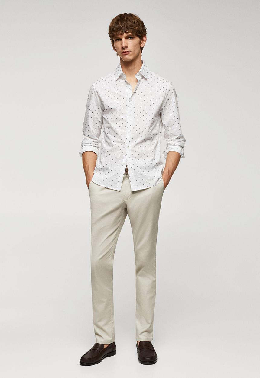 MANGO - Shirt arles - white
