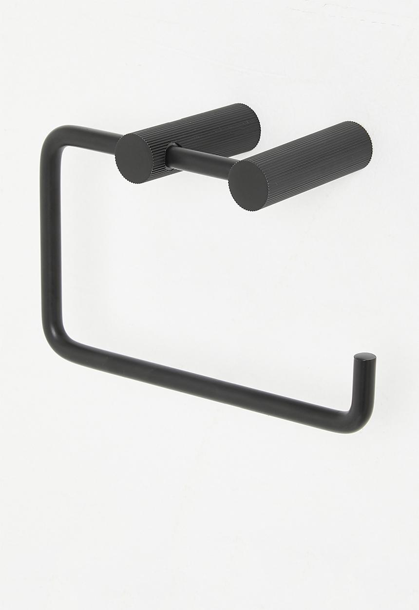 Sixth Floor - Penn ribbed toilet paper holder - black