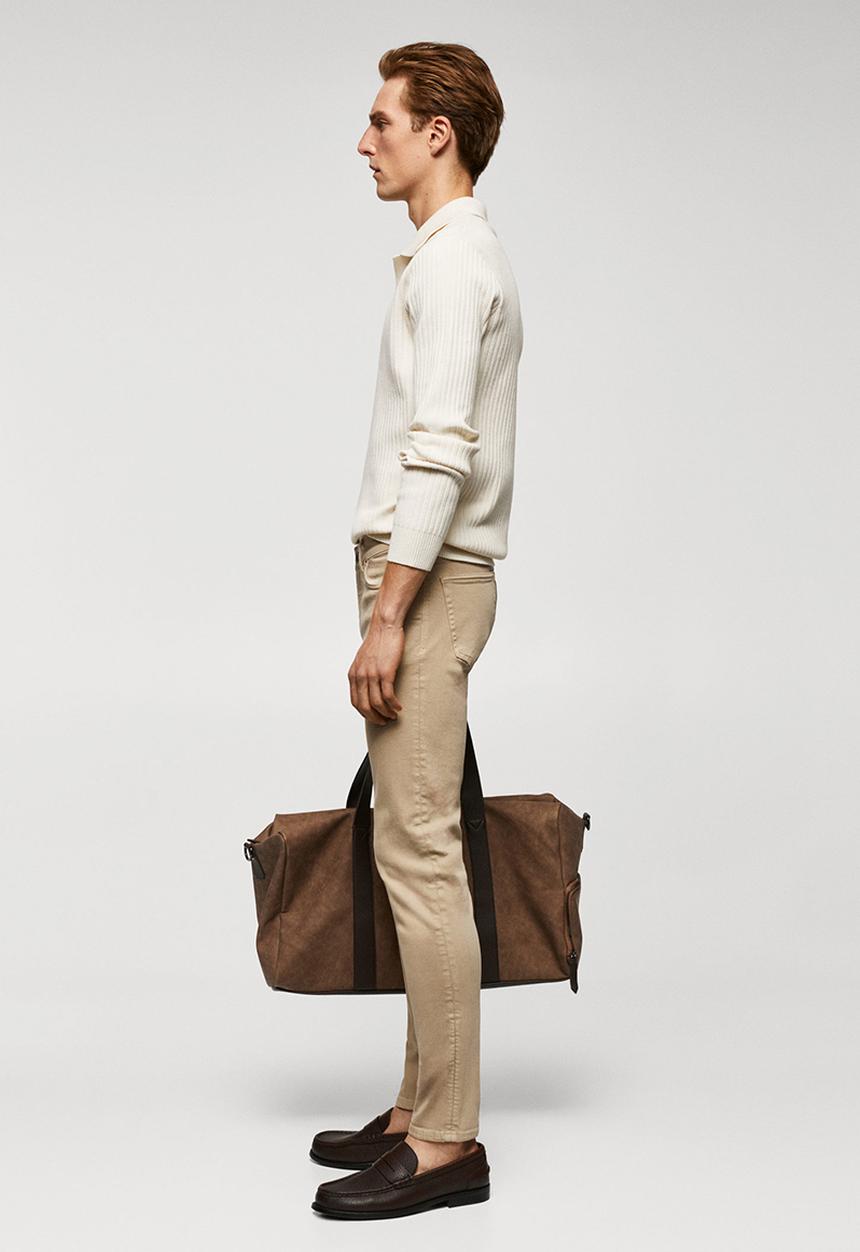 MANGO - Jeans billy - beige