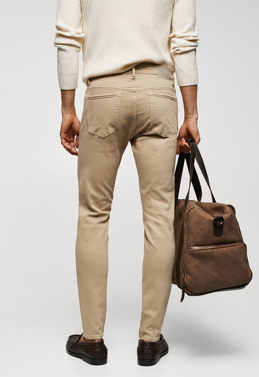 MANGO - Jeans billy - beige
