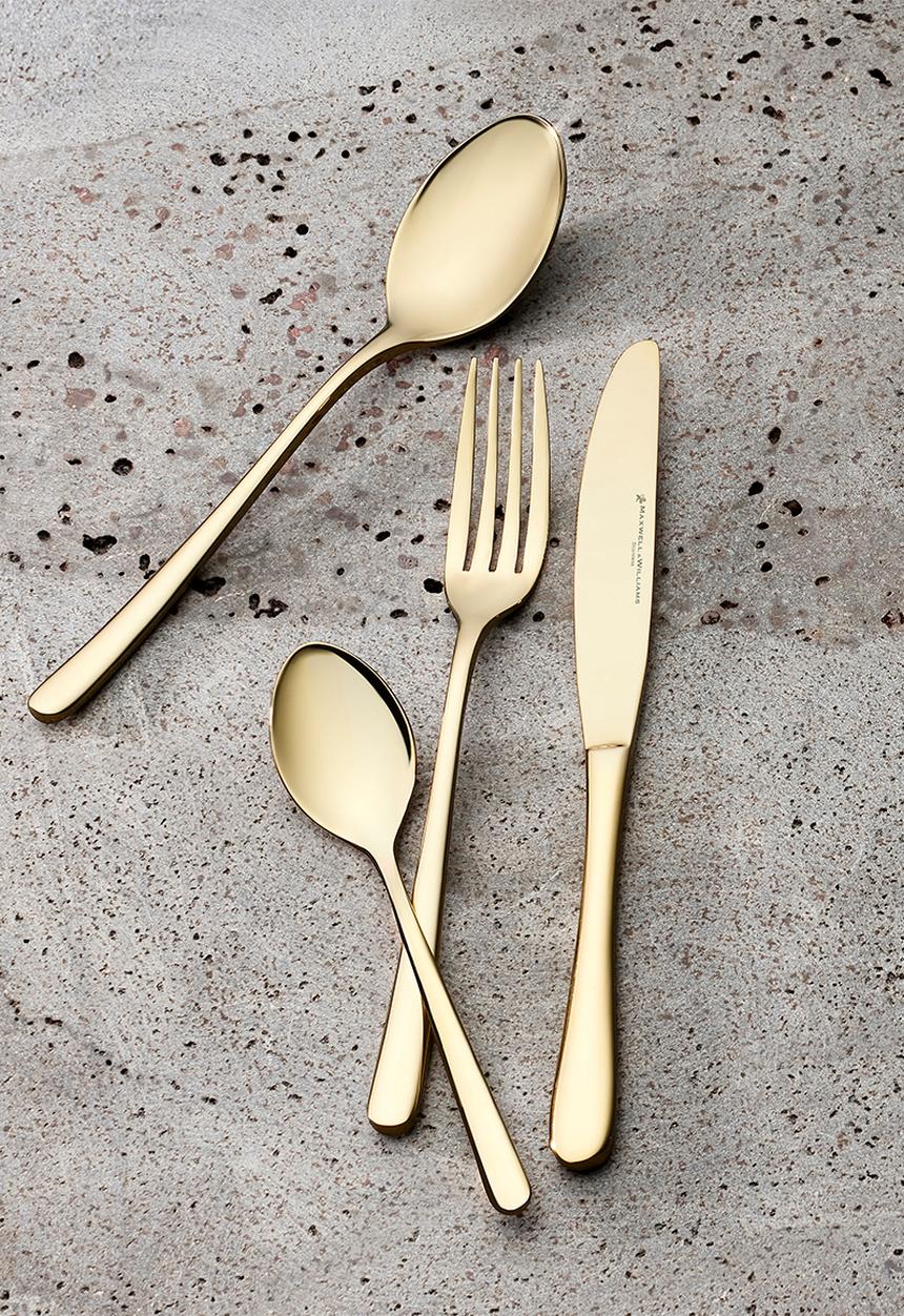 Maxwell & Williams - Leveson 24pce cutlery set - champagne