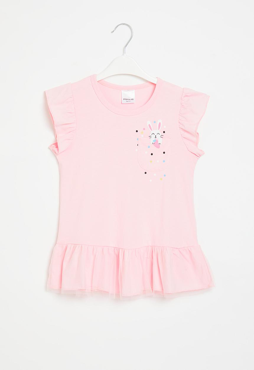 Pop Candy - Frill top - pink
