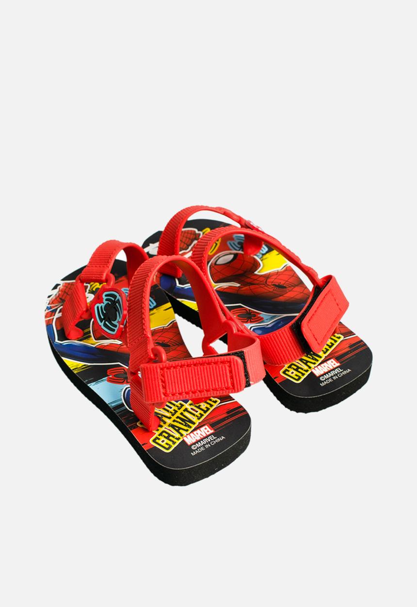 Character Group - Spiderman trekker sandals -  red & blue