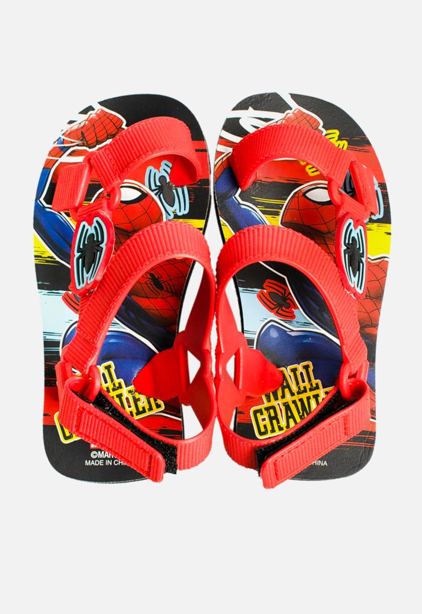 Character Group - Spiderman trekker sandals -  red & blue