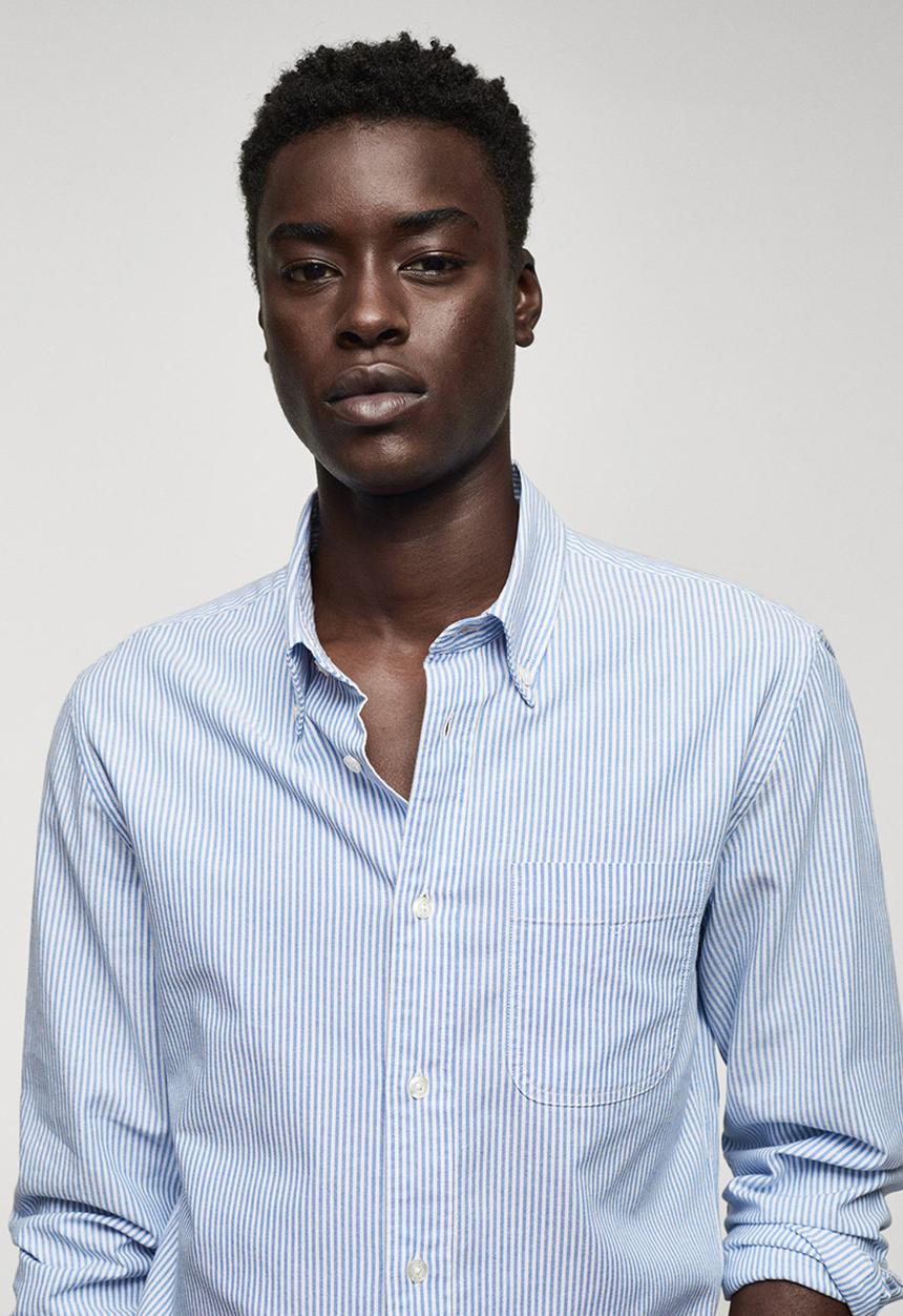 MANGO - Shirt kodak - navy