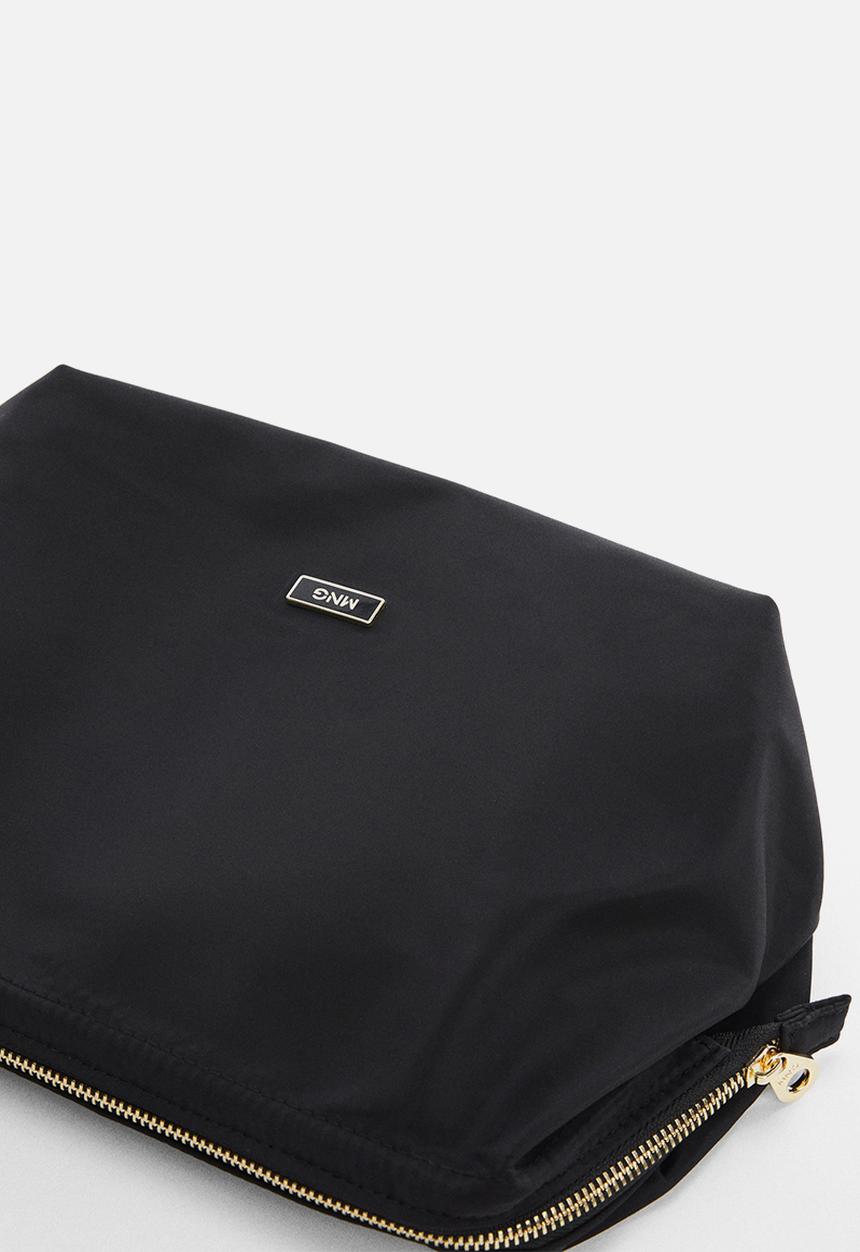 MANGO - Cosmetic bag tere - black