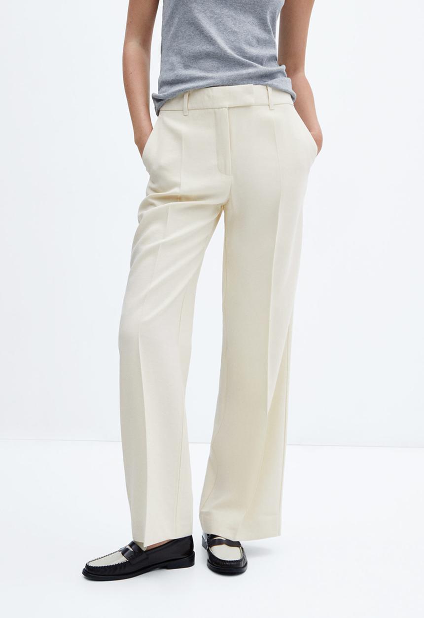 MANGO - Trousers carlos - light beige