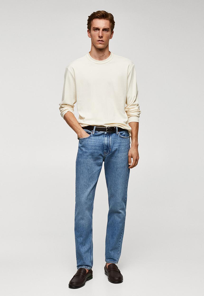MANGO - T-shirt gareth - off white 