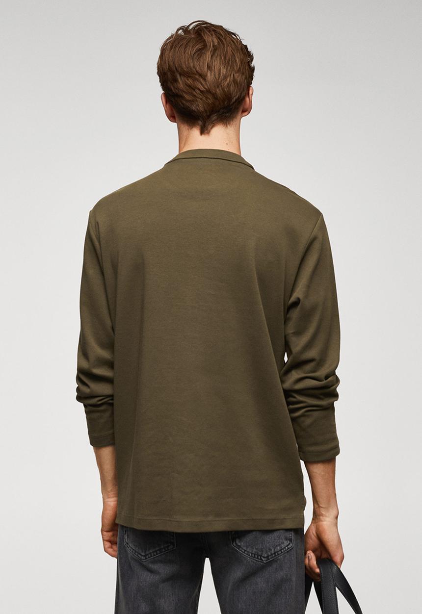 MANGO - T-shirt gareth - khaki 