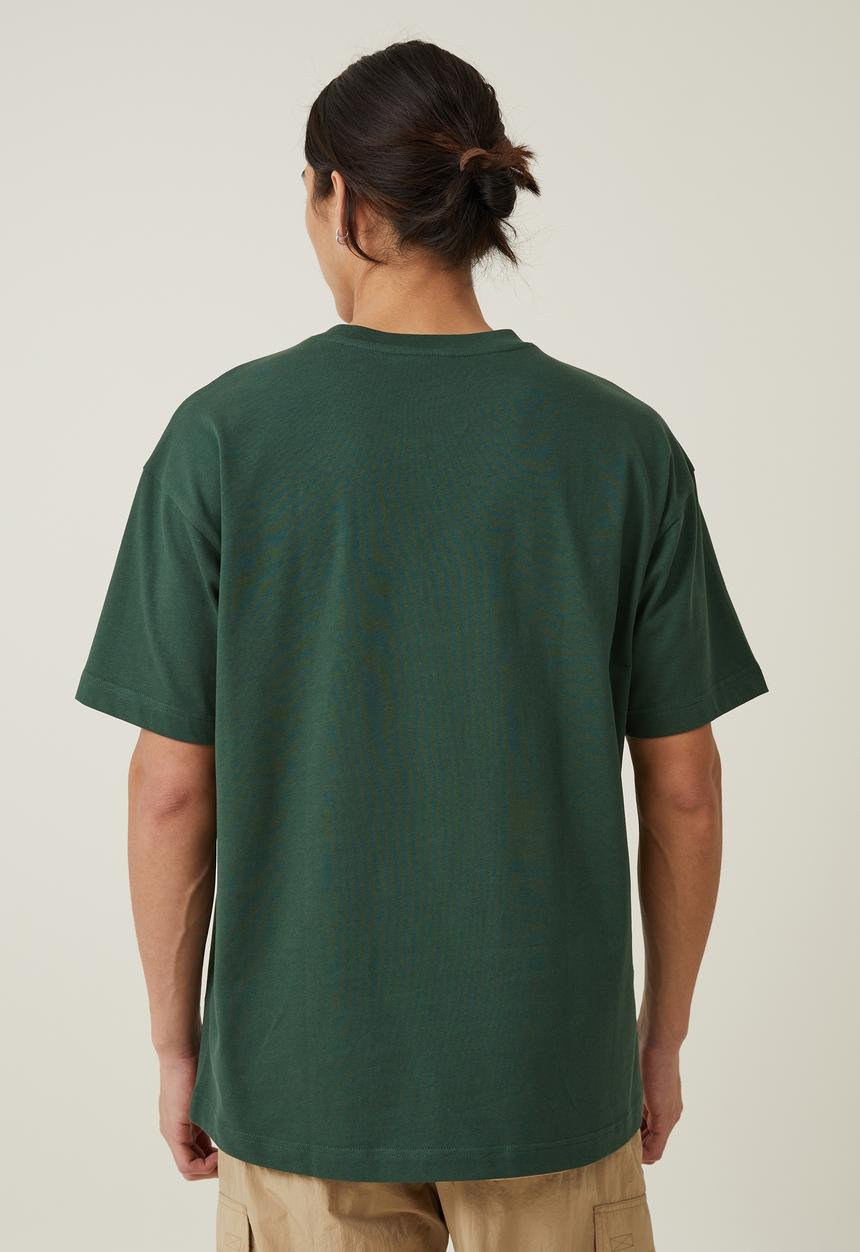 Cotton On - Box fit pocket T-shirt - amazon/civic outerwear