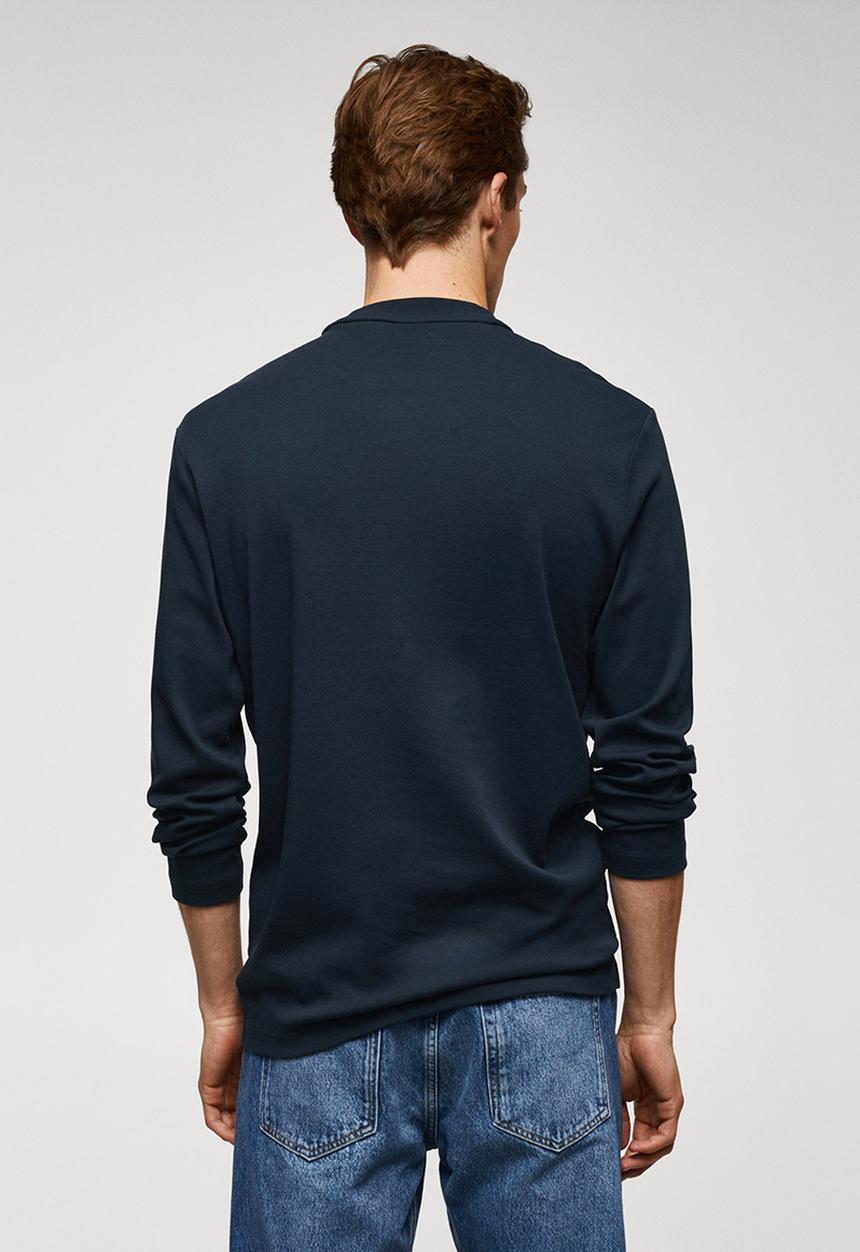 MANGO - T-shirt gareth - navy 