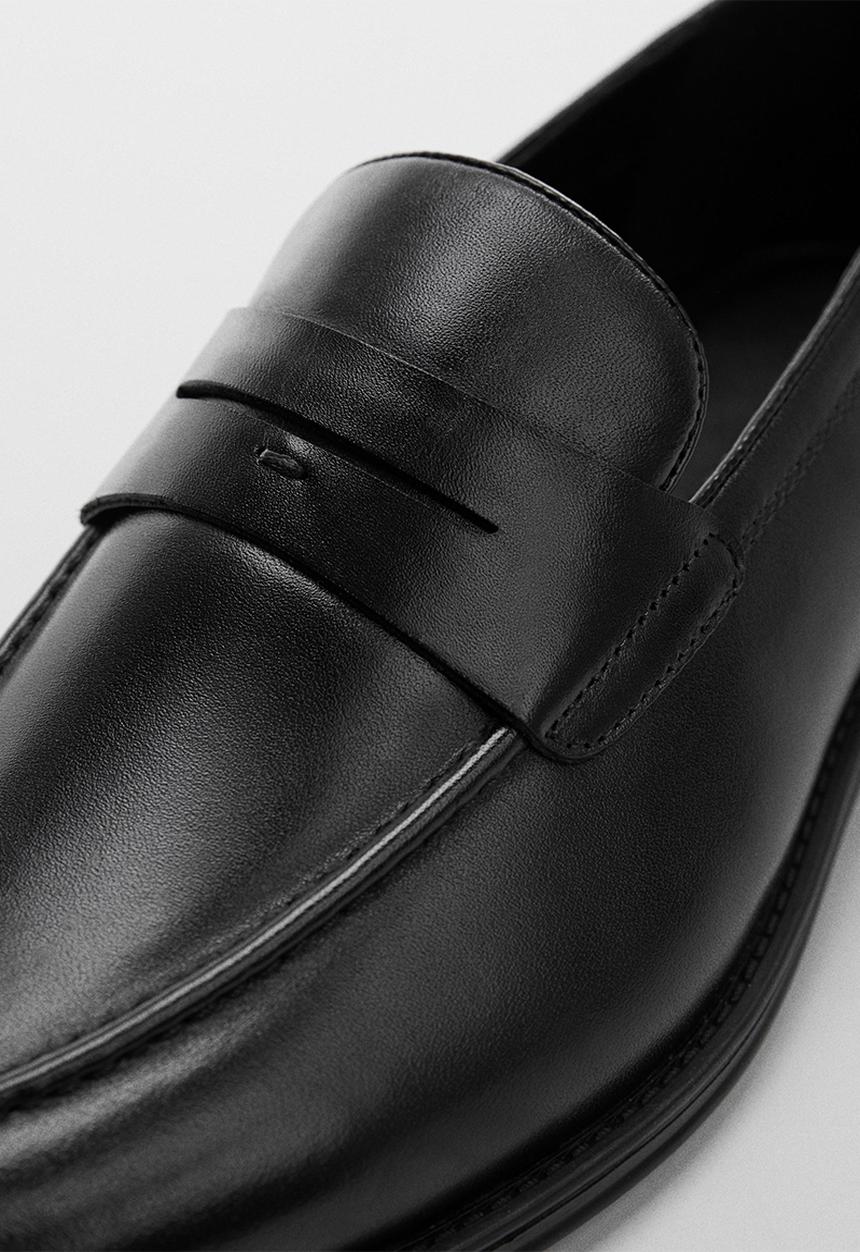 MANGO - Shoes estoril loafer - black