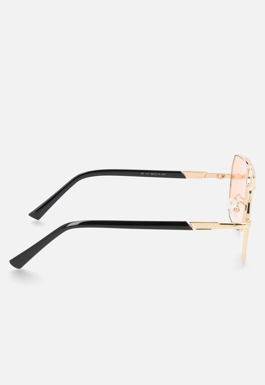 MILLA - Mel aviator sunglasses - orange