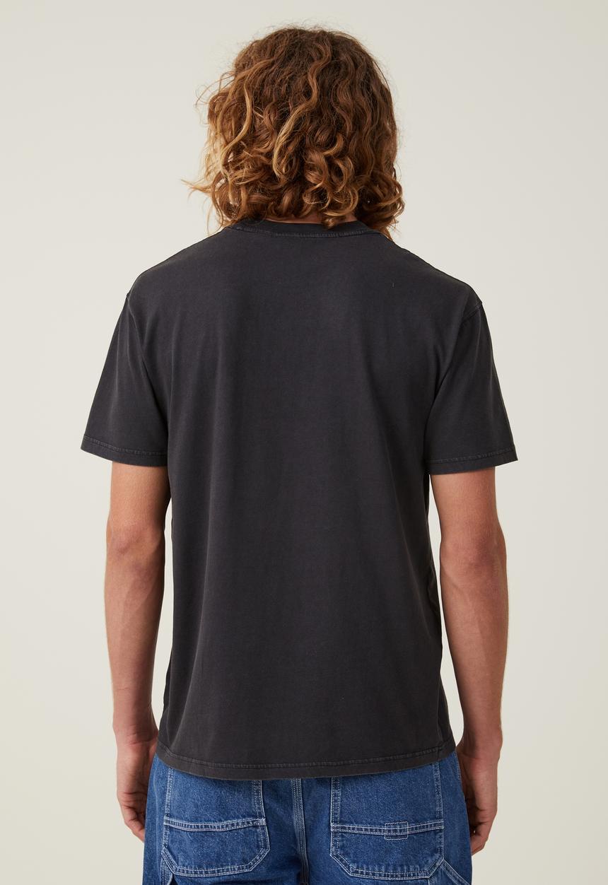 Cotton On - Nascar loose fit T-shirt - lcn ncr black/racing logo