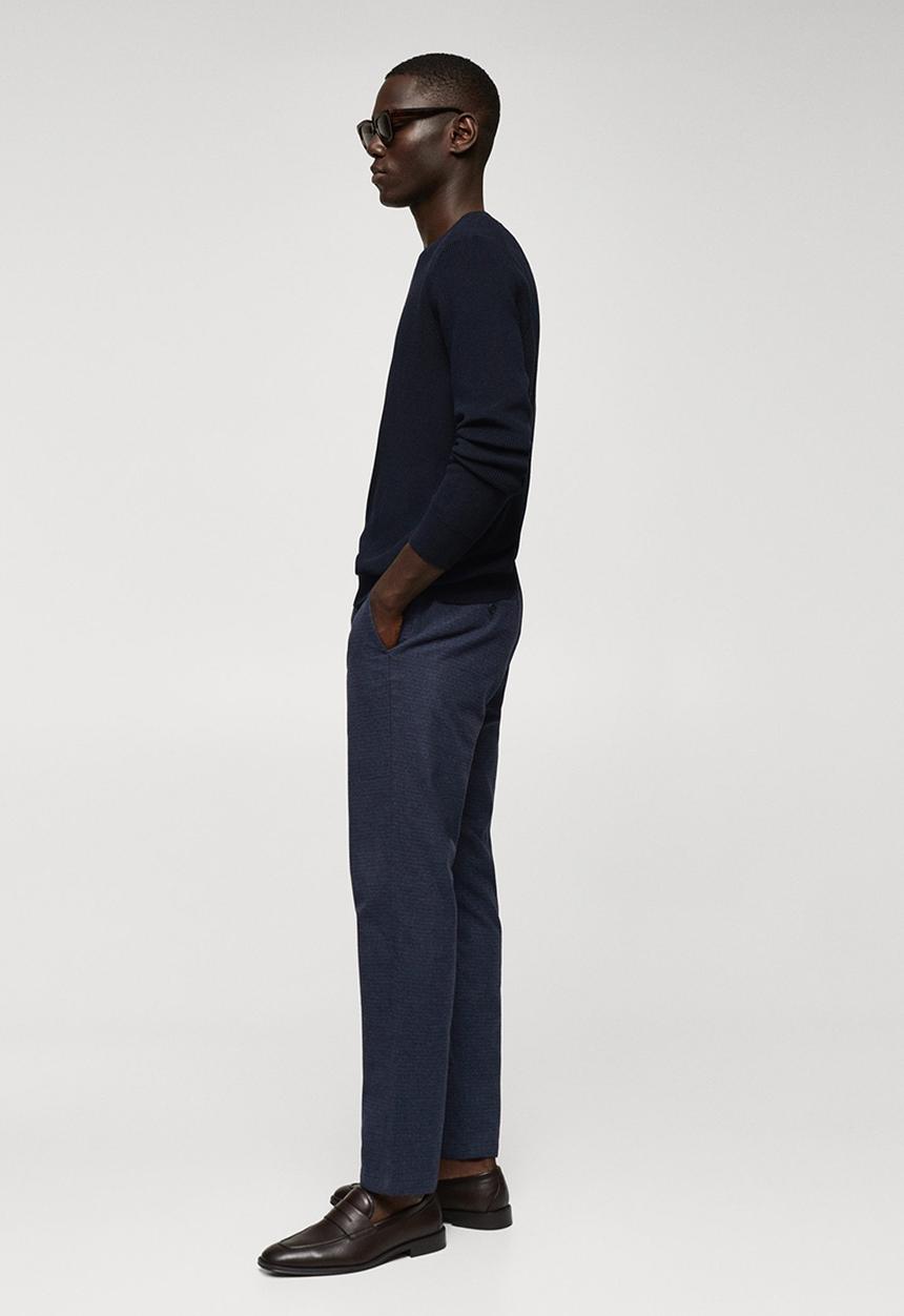 MANGO - Trousers brest - navy 