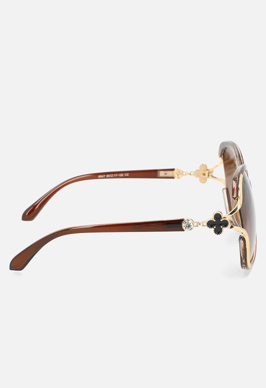 MILLA - Elia oversized sunglasses - brown