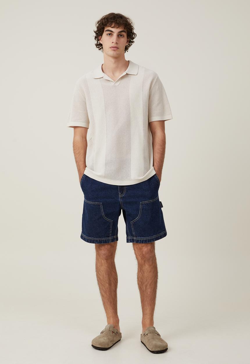 Cotton On - Resort short sleeve polo - neutral