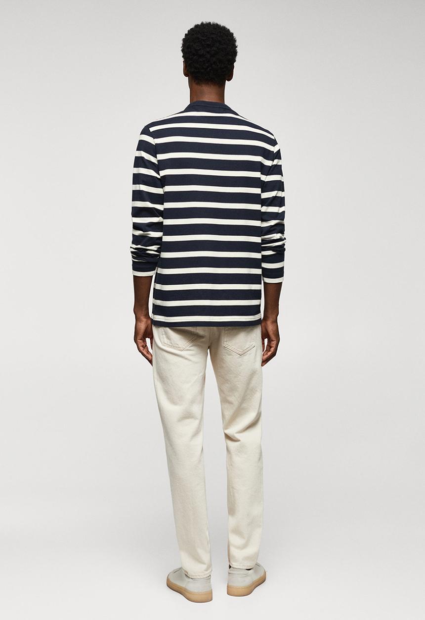 MANGO - T-shirt marinier - navy 