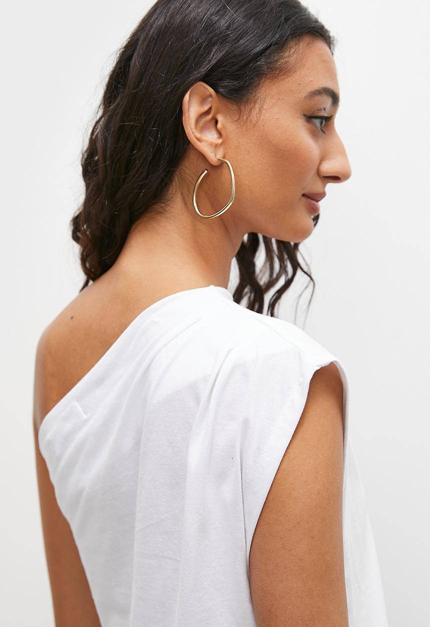 Superbalist - Asymmetrical T-shirt sleeveless - white