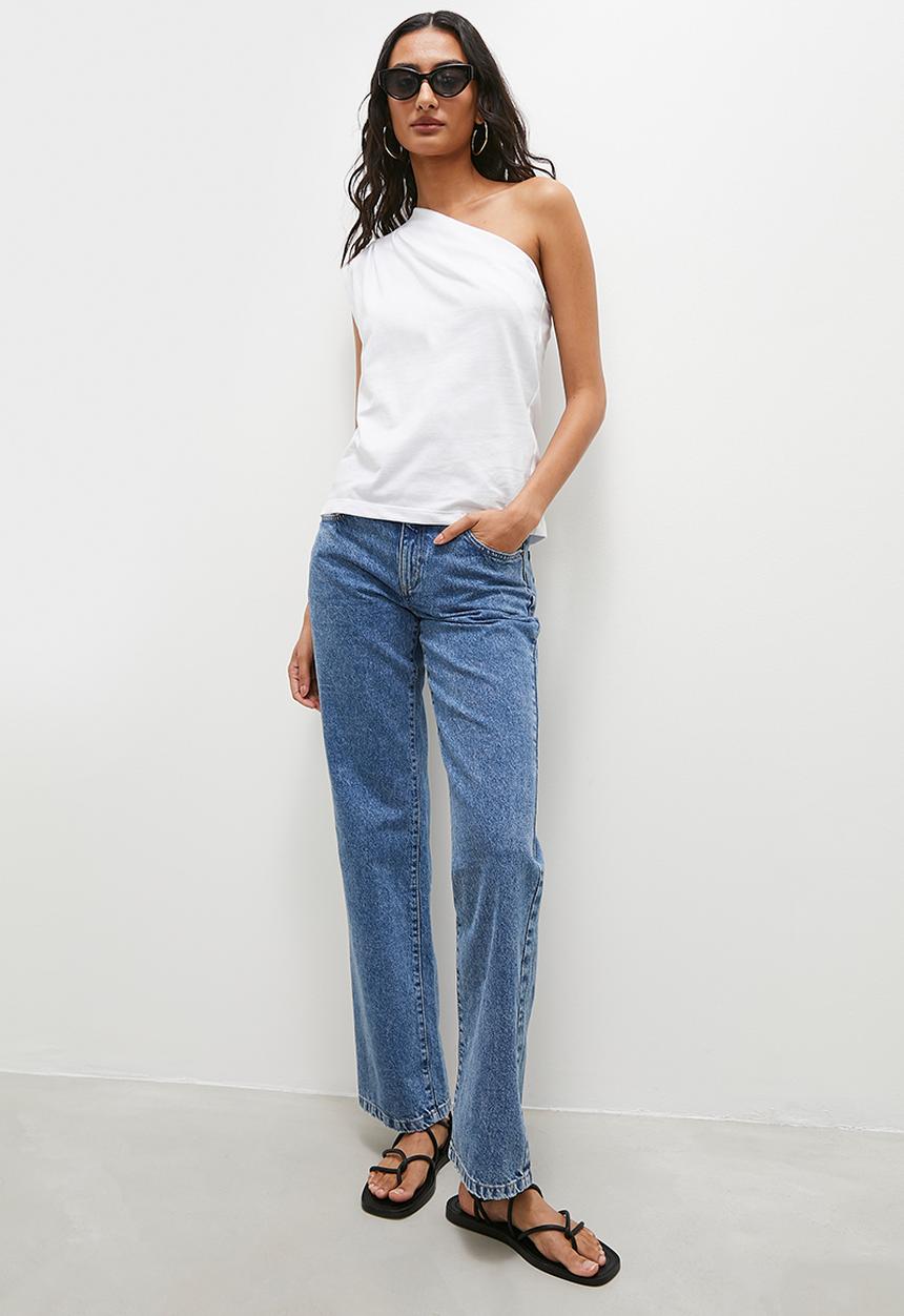 Superbalist - Asymmetrical T-shirt sleeveless - white