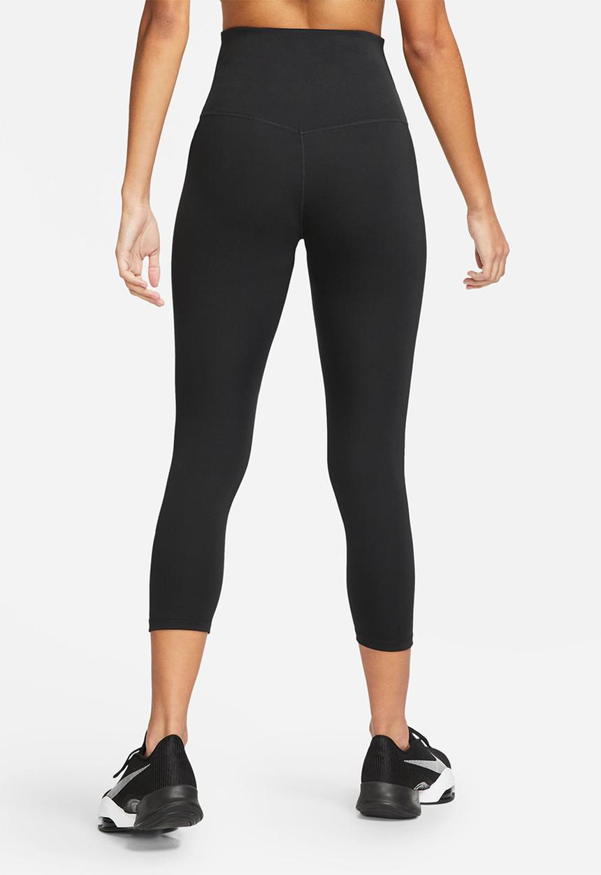 Nike - W Nk one df high-rise crop tight - black & white