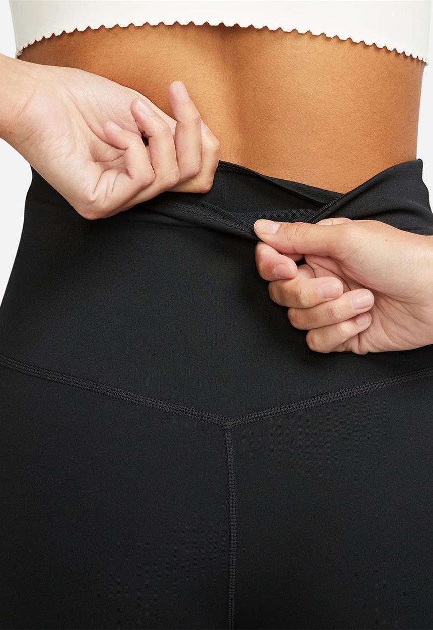 Nike - W Nk one df high-rise crop tight - black & white