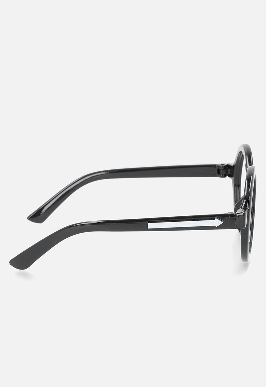 Pop Candy - Round fashion glasses - black