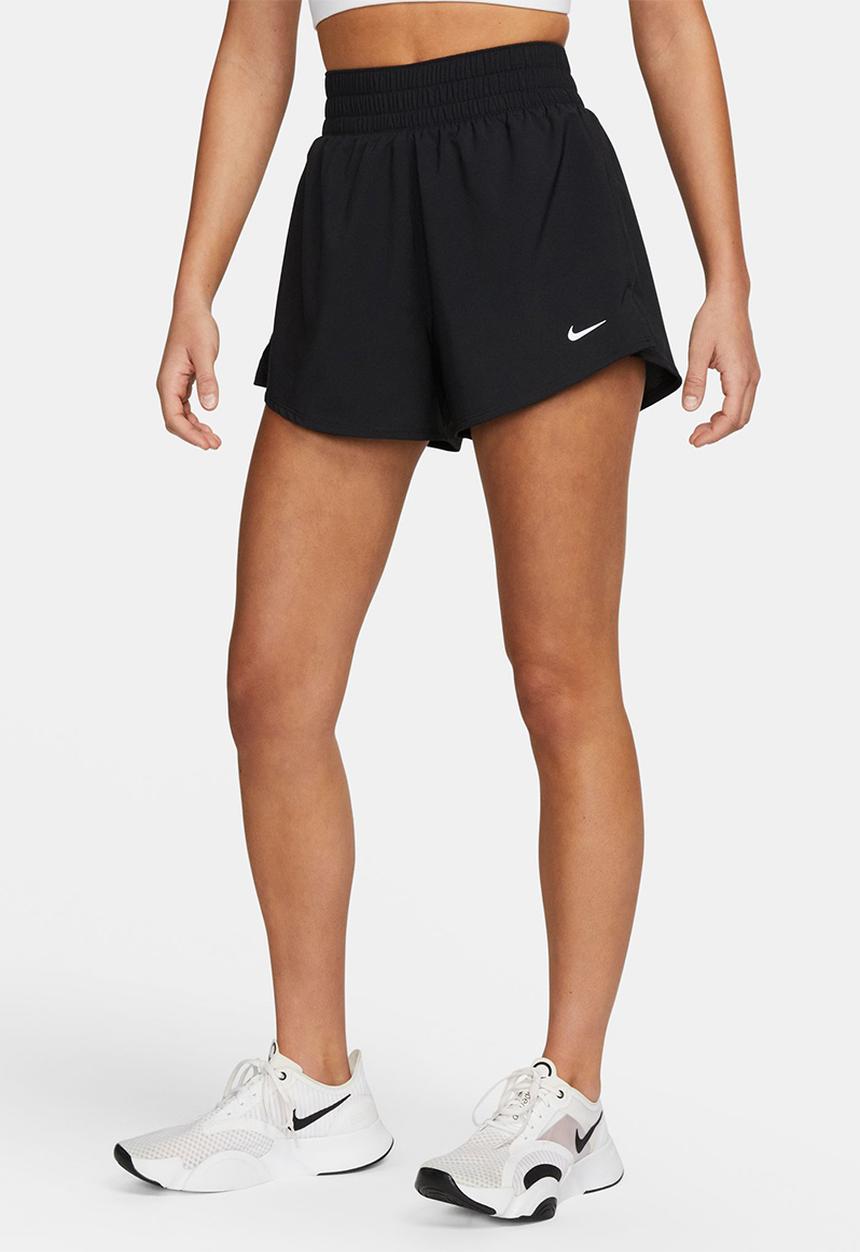 Nike - W Nk one df high-rise 3In 2N1 short - black & refsil