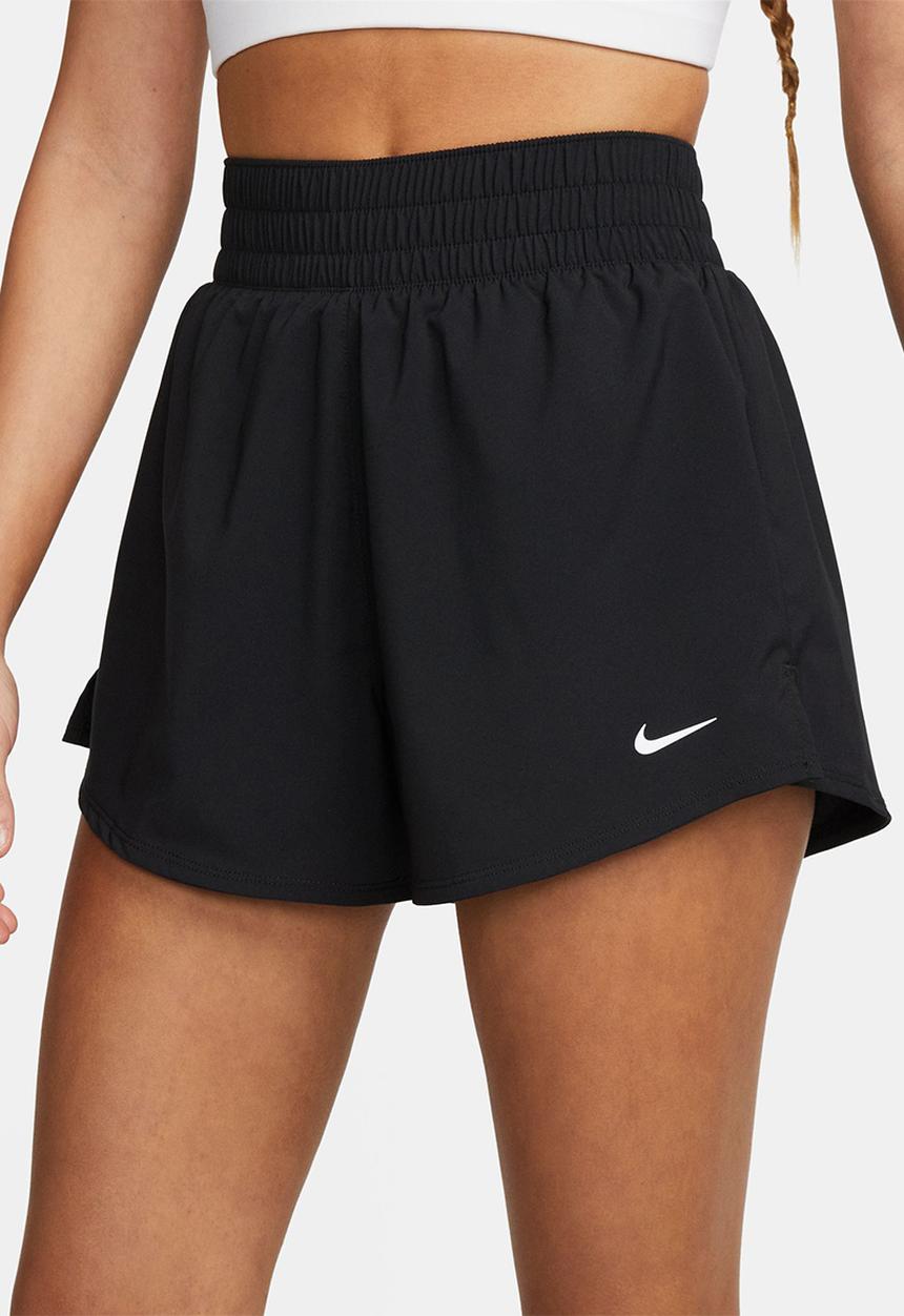 Nike - W Nk one df high-rise 3In 2N1 short - black & refsil