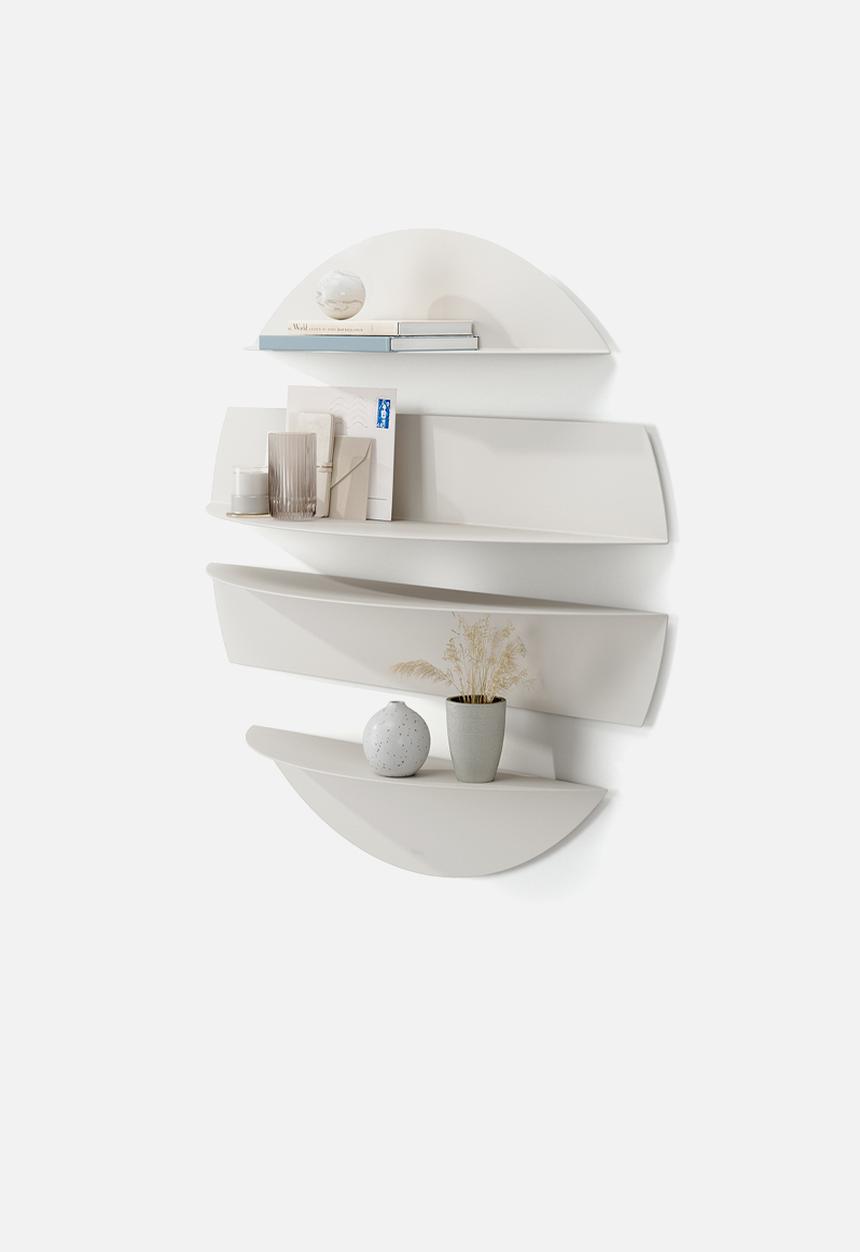 Umbra - Solis wall shelves - stone