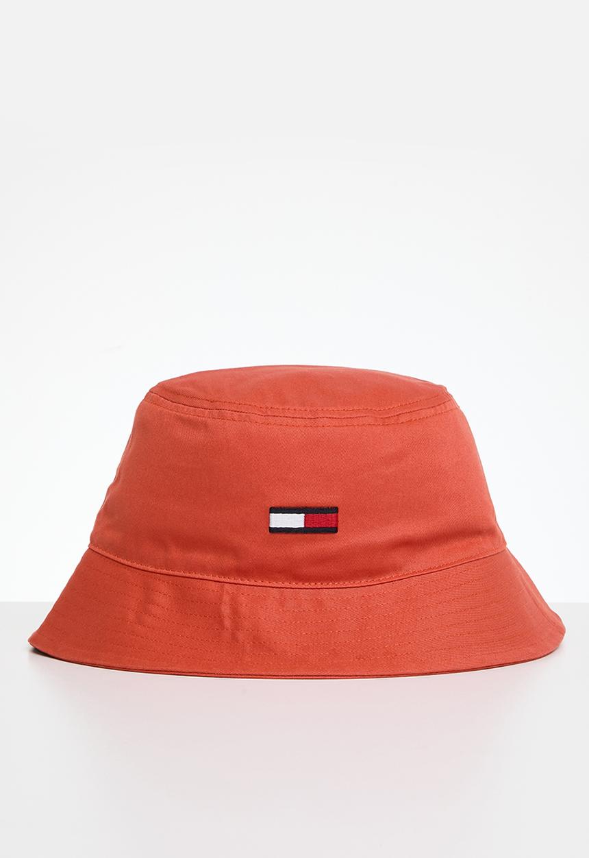 Tommy Hilfiger - Tjm flag bucket - burnt vermillion