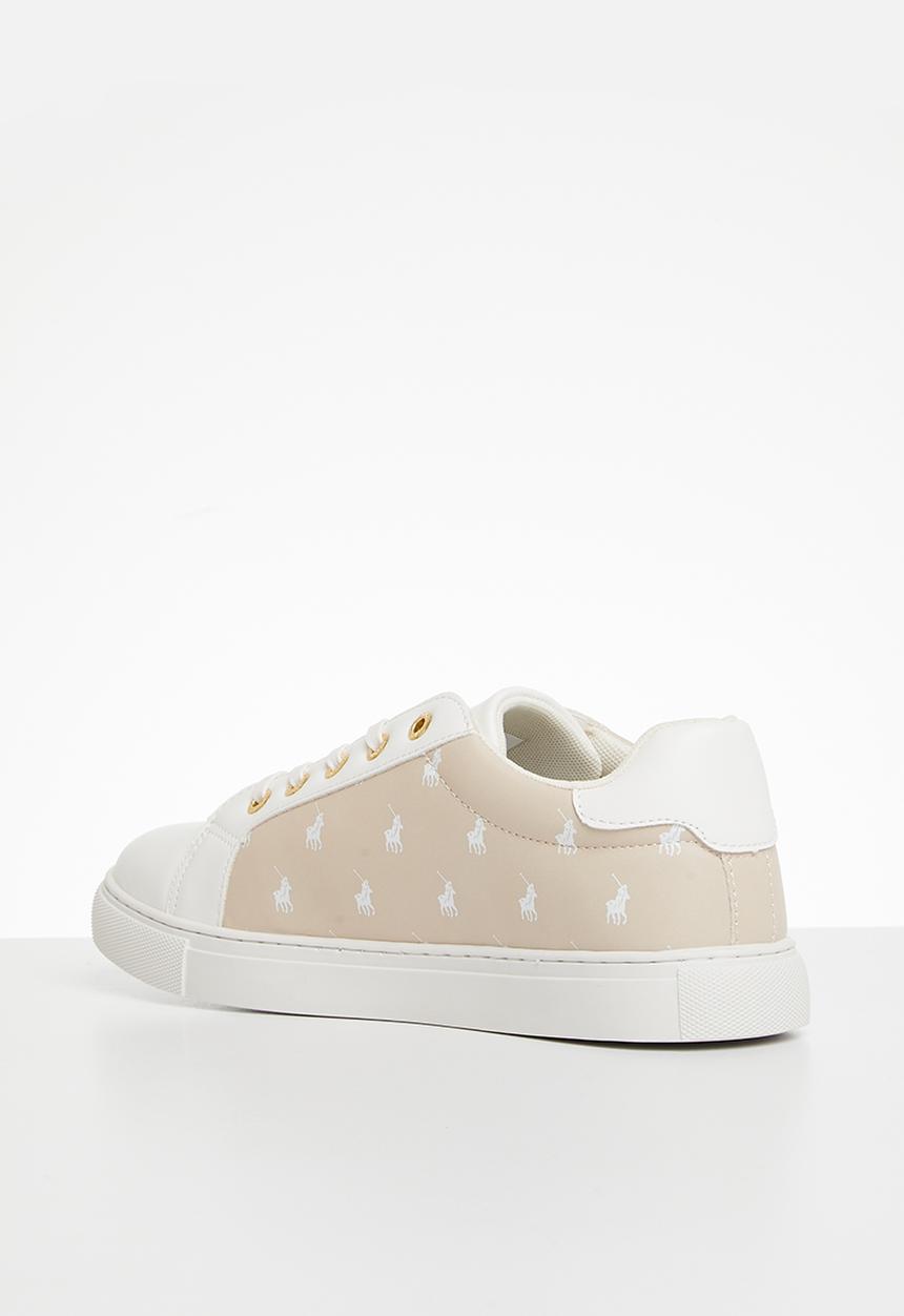 POLO - Printed monogram sneaker - stone