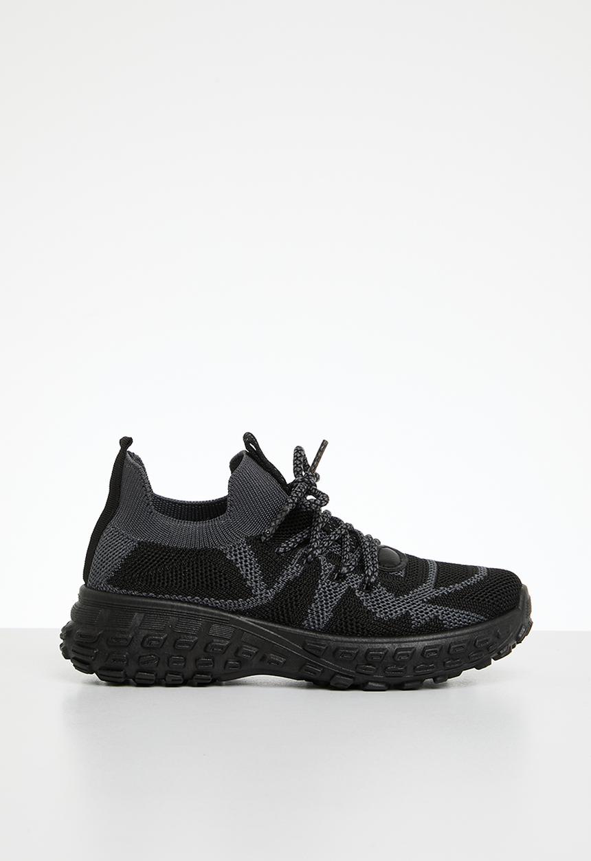 Pop Candy - Lace up sneakers - black