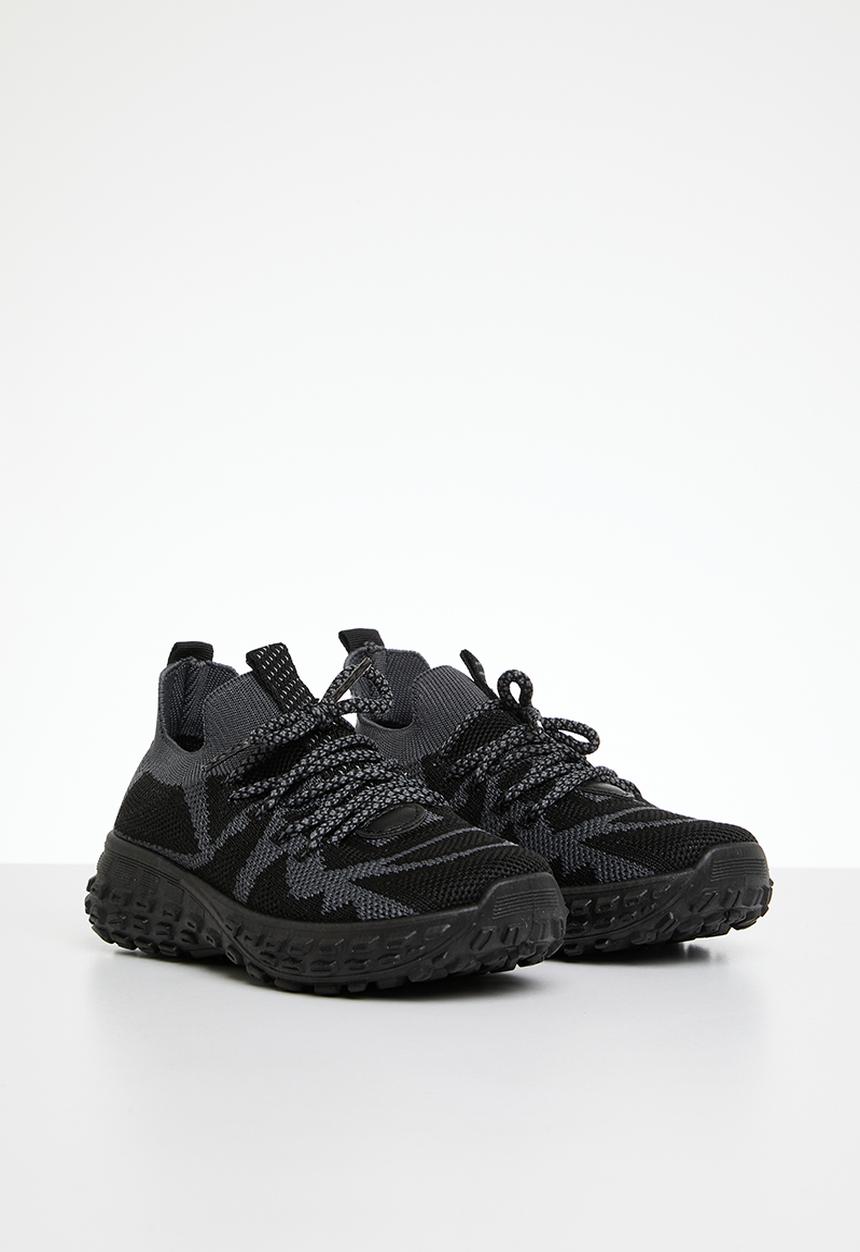 Pop Candy - Lace up sneakers - black