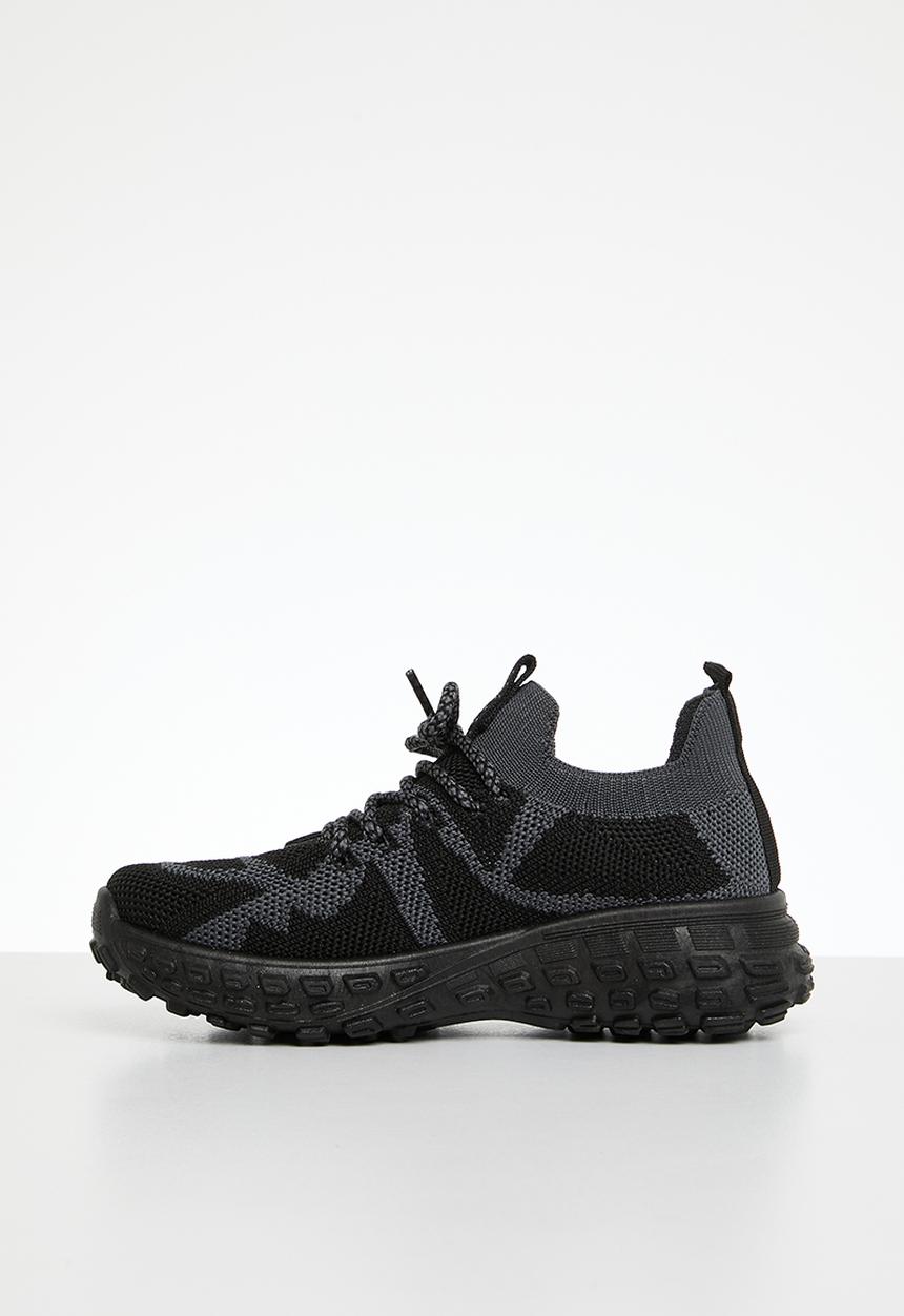 Pop Candy - Lace up sneakers - black