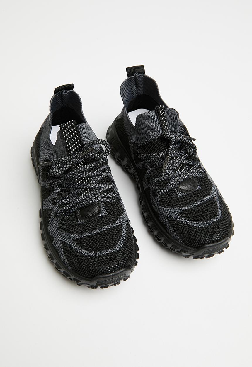 Pop Candy - Lace up sneakers - black