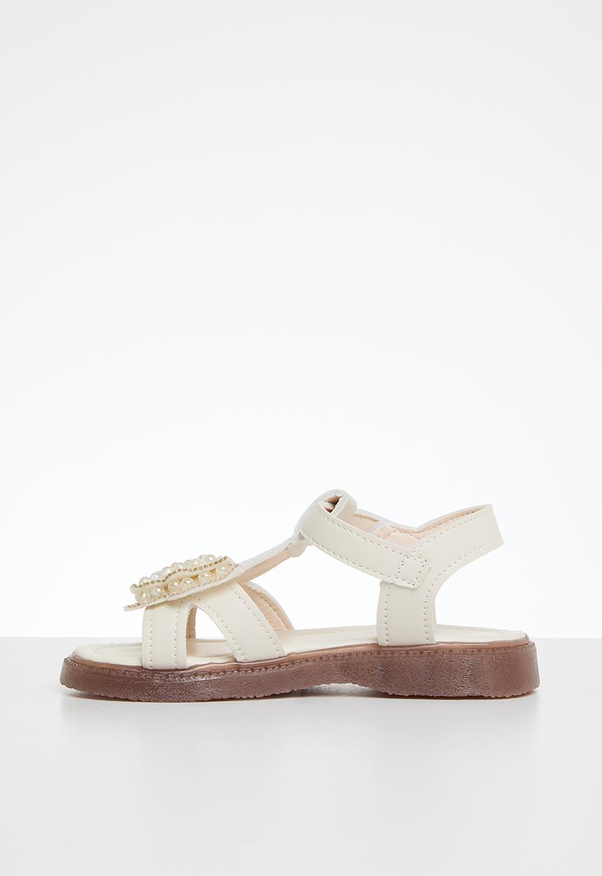 Pop Candy - Butterfly sandals - white