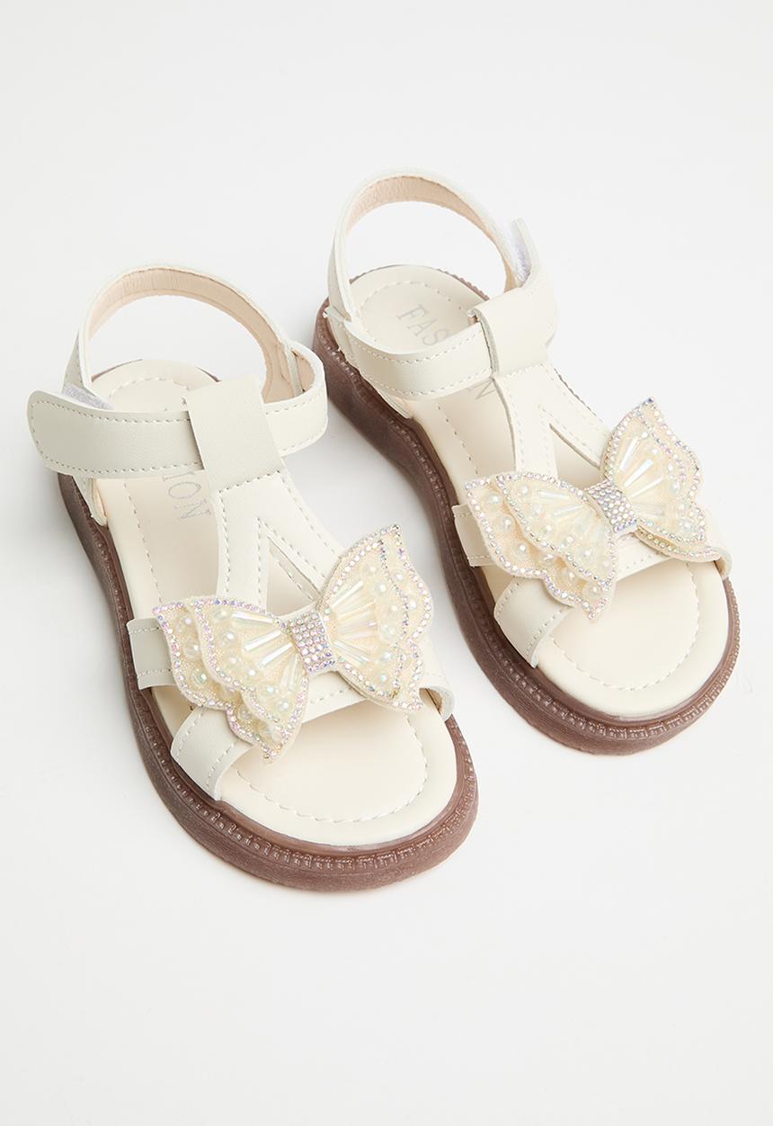 Pop Candy - Butterfly sandals - white