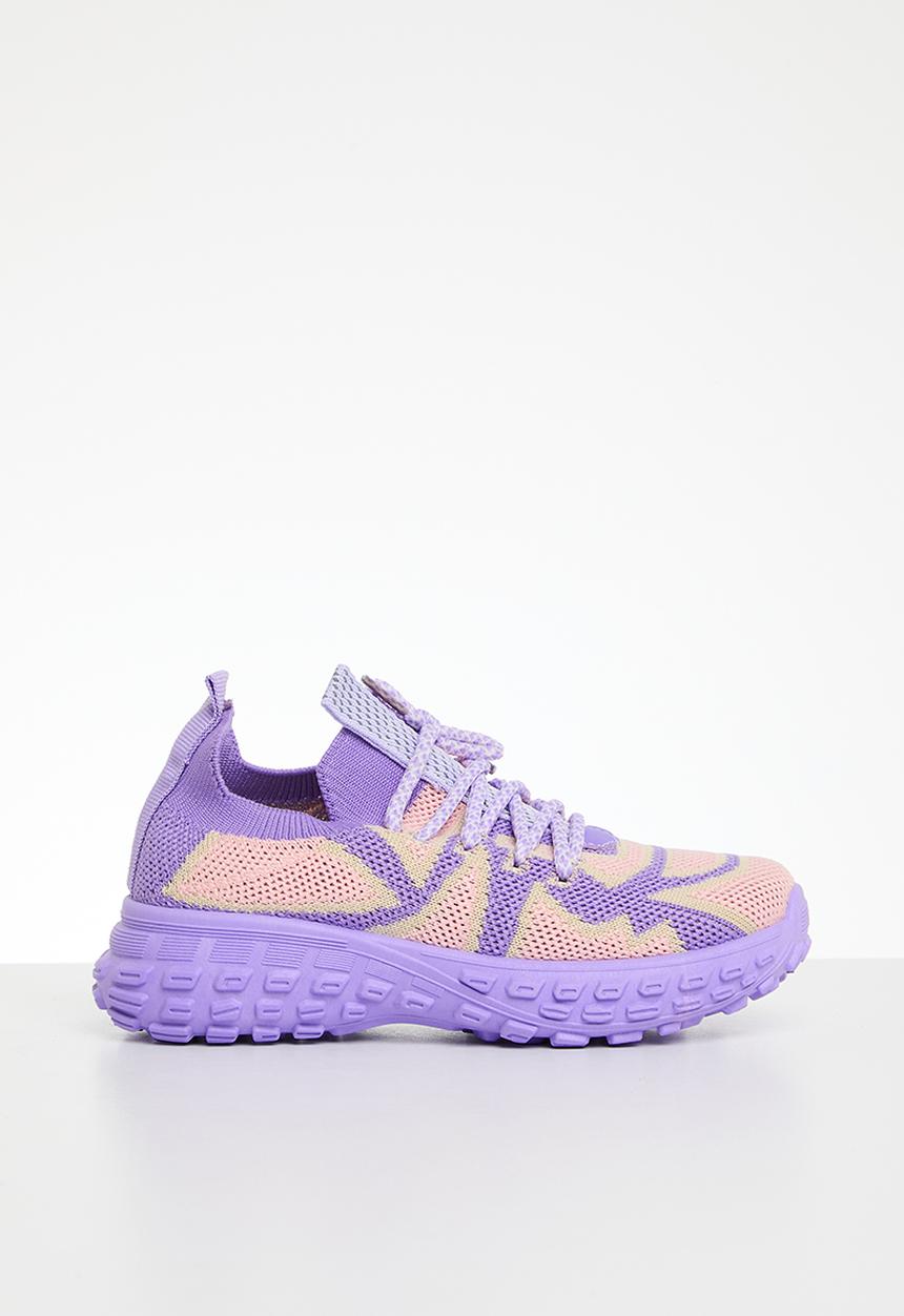 Pop Candy - Lace up sneakers - purple