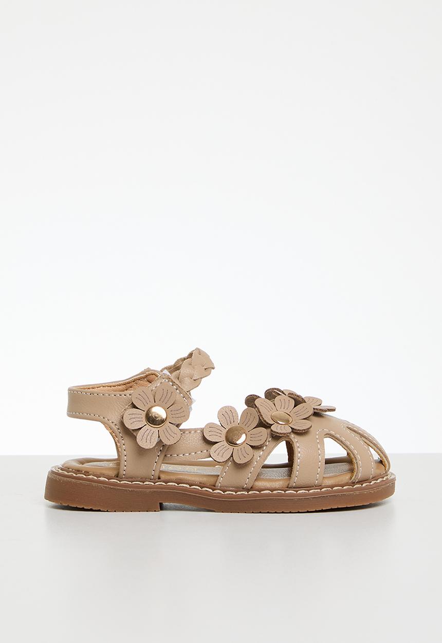 Pop Candy - Flower sandals - khaki