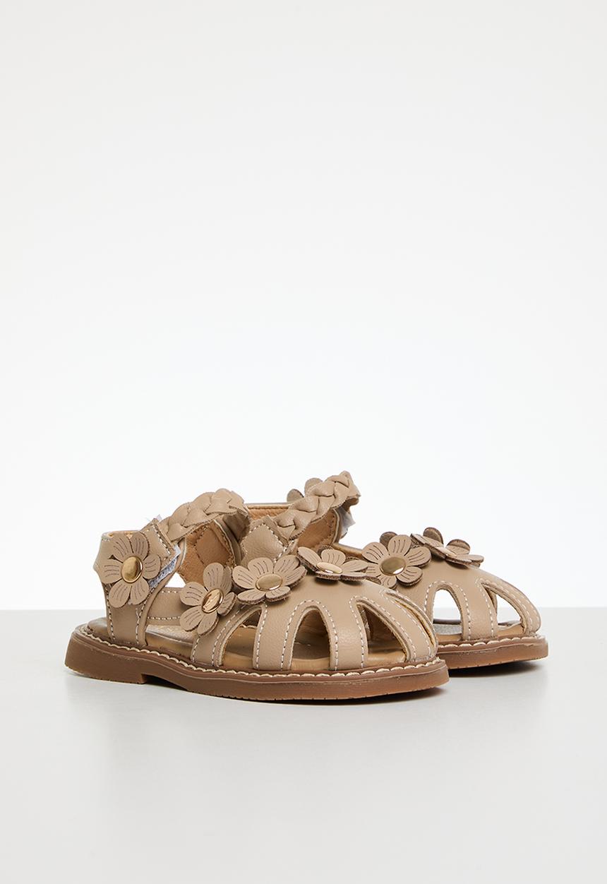 Pop Candy - Flower sandals - khaki