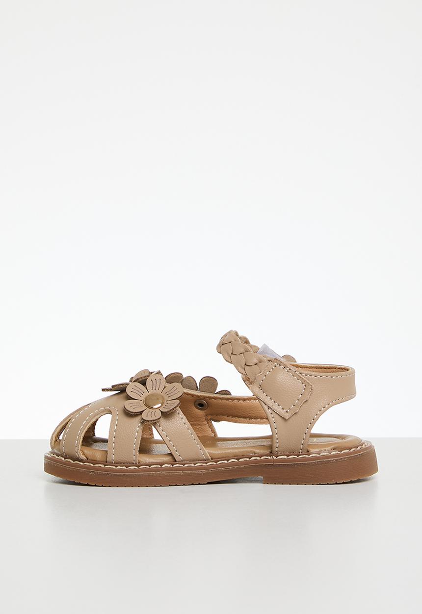 Pop Candy - Flower sandals - khaki