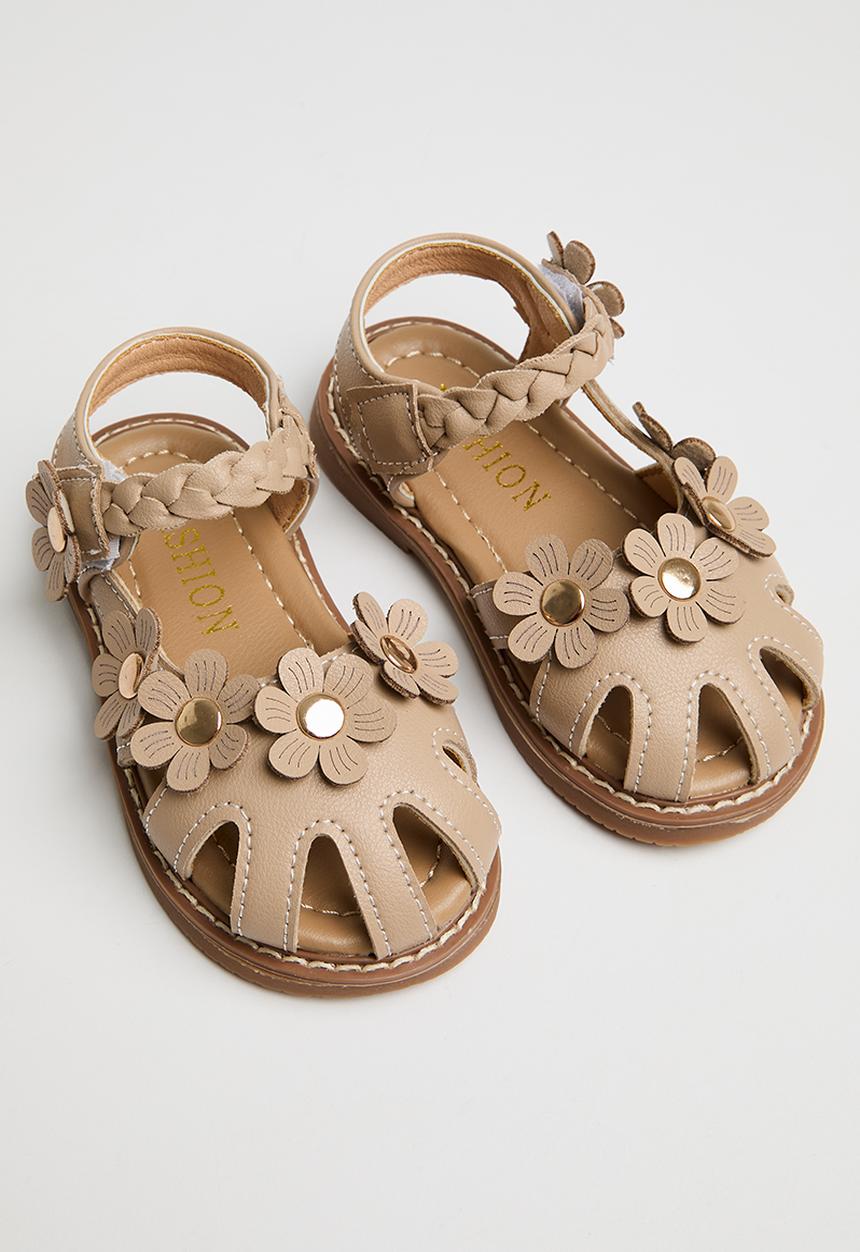 Pop Candy - Flower sandals - khaki