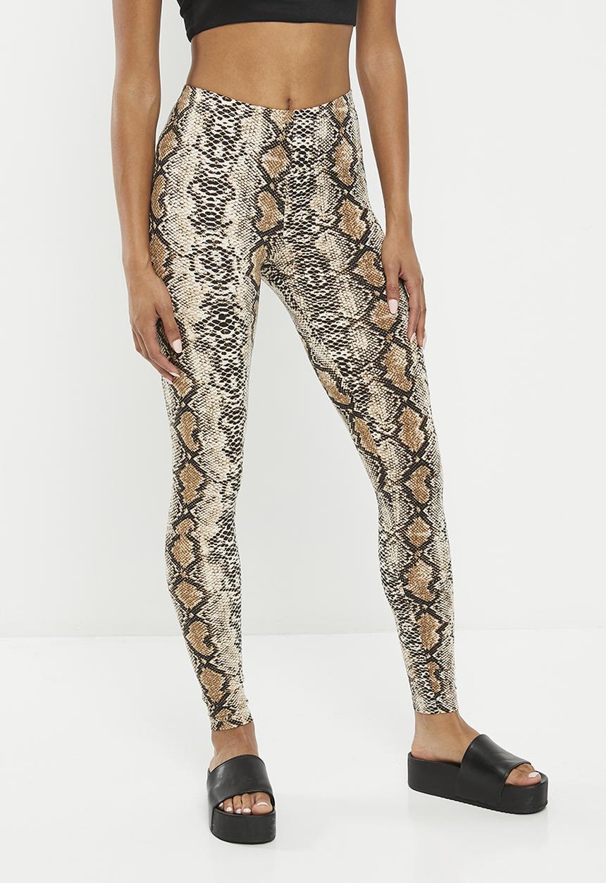 HAILYS - Animal print trousers - snake