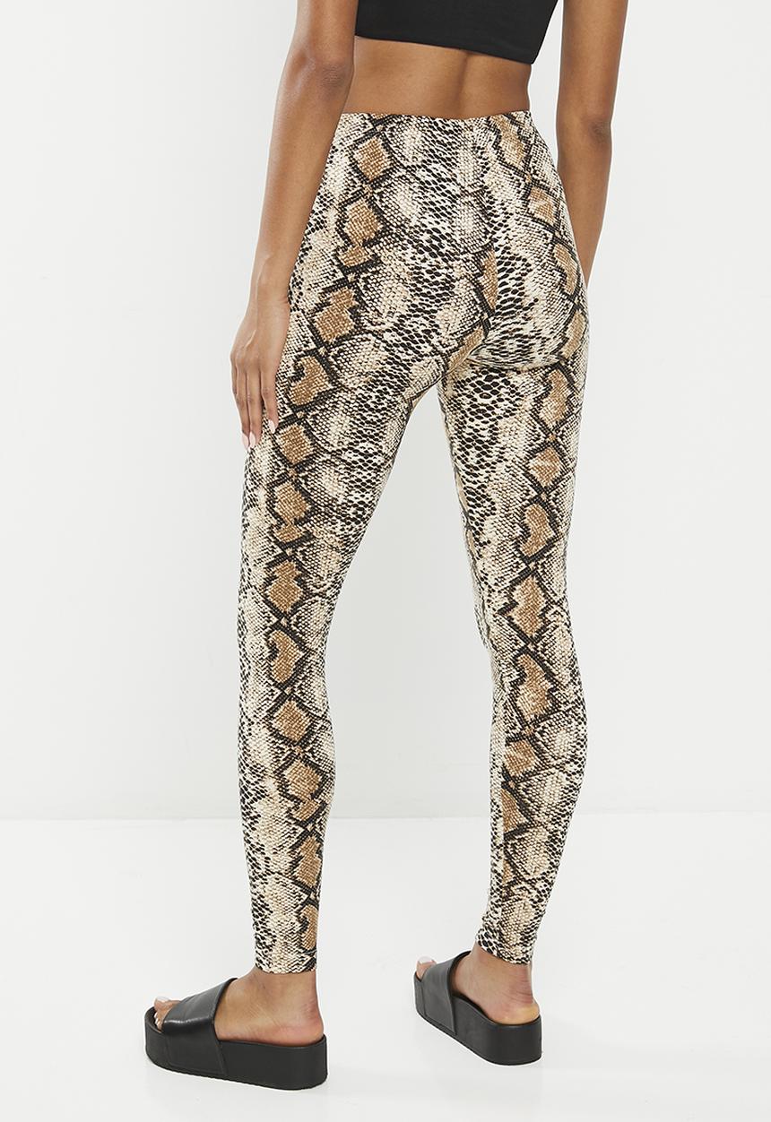 HAILYS - Animal print trousers - snake