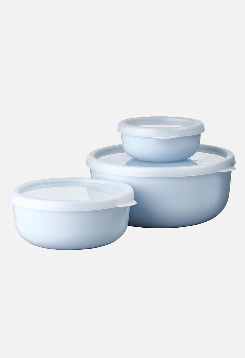 Mepal - Mepal Lumina 3 Piece Bowl Set (250ml, 750ml, 1.5L) - Nordic Blue