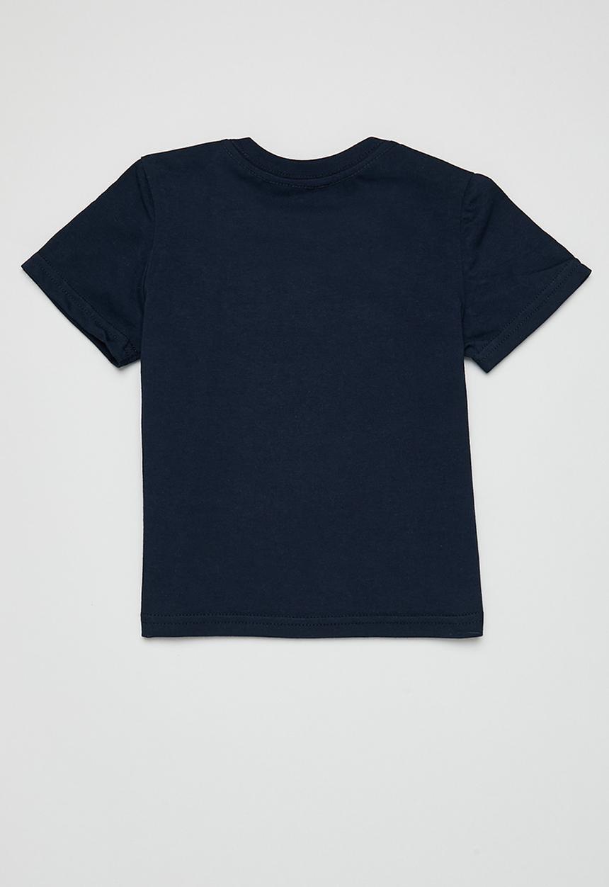 Pop Candy - 2 Pack tee - white & navy stripe 