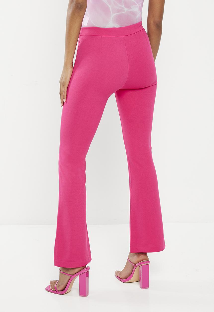 HAILYS - Flared leg trousers - pink