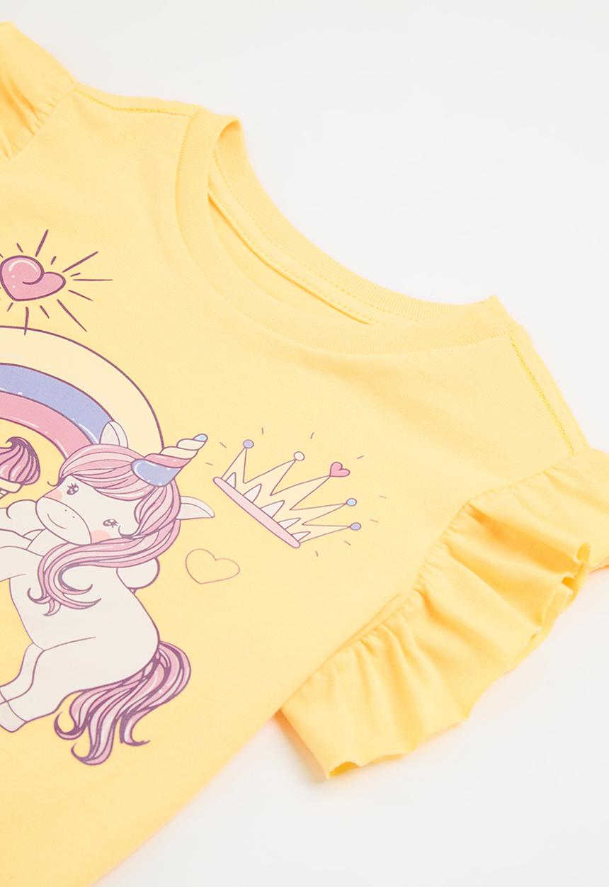 Pop Candy - Printed pj set - yellow